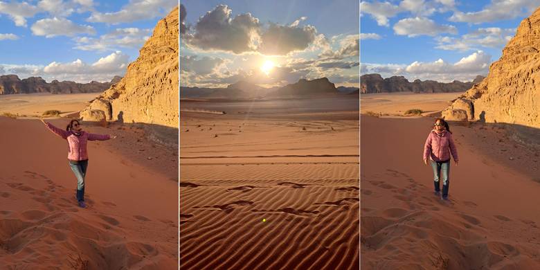 Wadi Rum, zalazak sunca